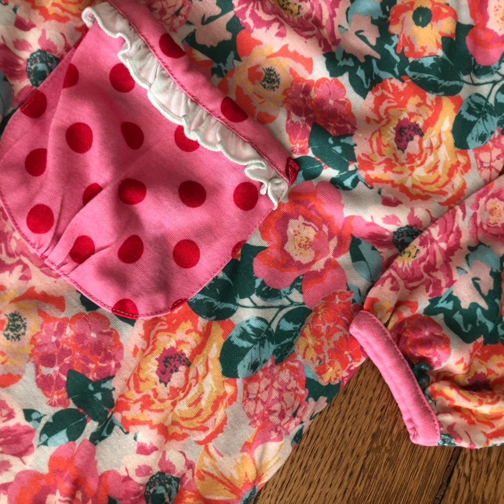 BEAUTIFUL Matilda Jane girls pink floral nightgown size 10 - Picture 8 of 8
